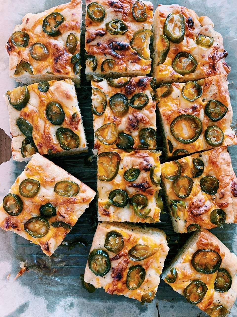 Homemade Jalapeño Cheddar Cheese Artisan Bread