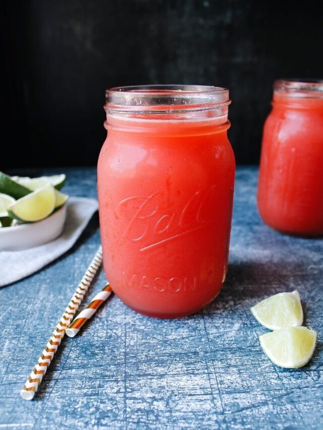 HOMEMADE WATERMELON JUICE