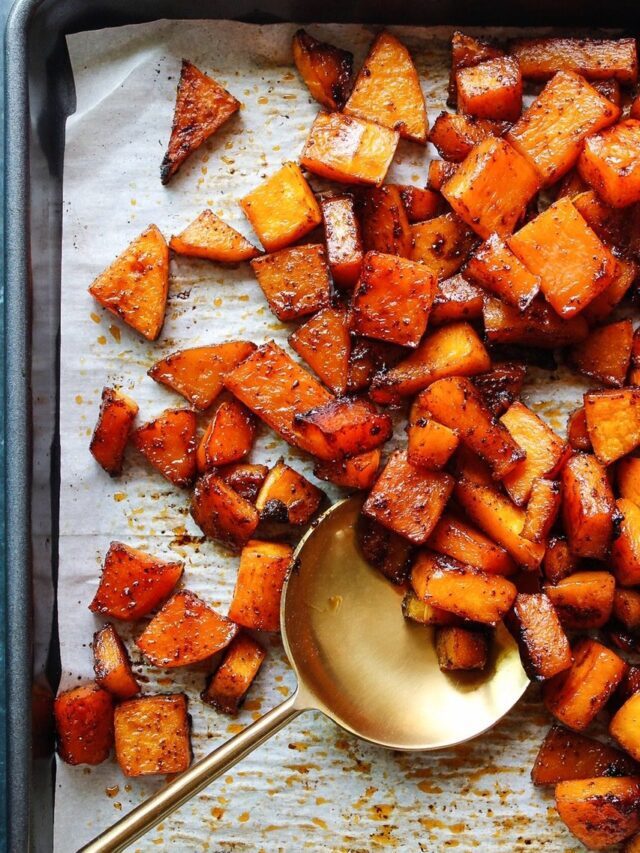 SPICY ROASTED BUTTERNUT SQUASH