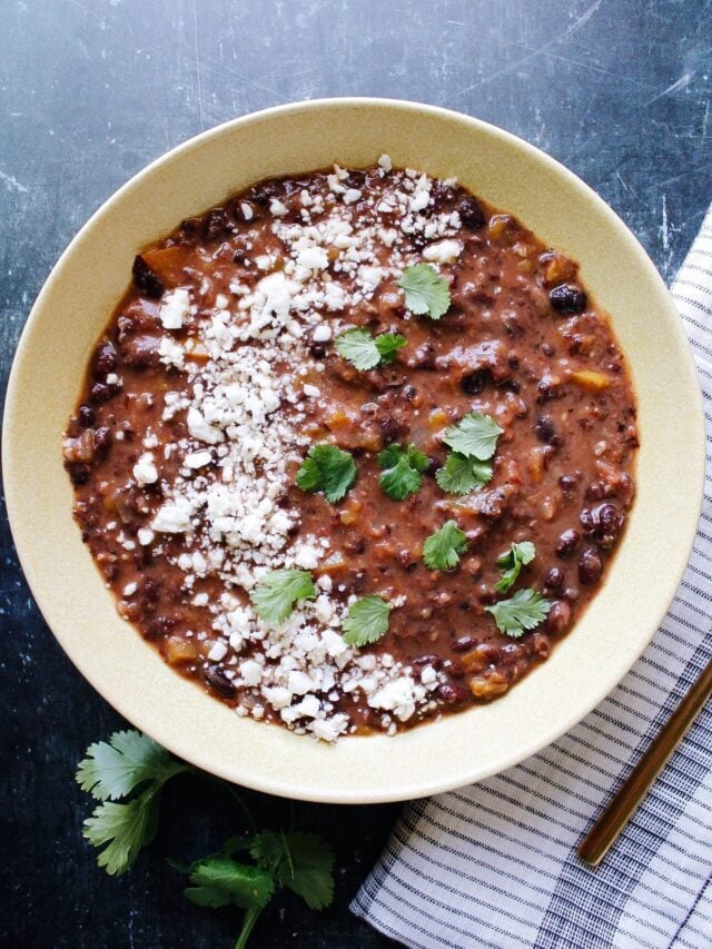 SPICY BLACK BEAN SOUP