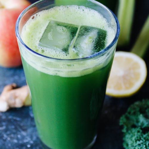 Kale Apple Celery Juice - The Fig Jar