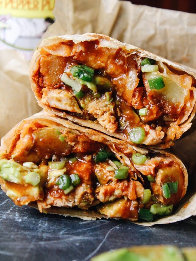 BBQ CHICKEN BURRITOS