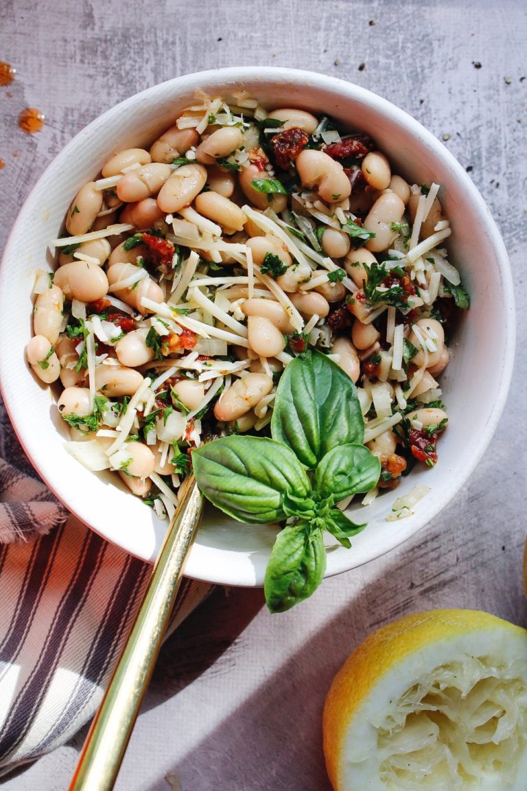 Tuscan White Bean Salad - The Fig Jar