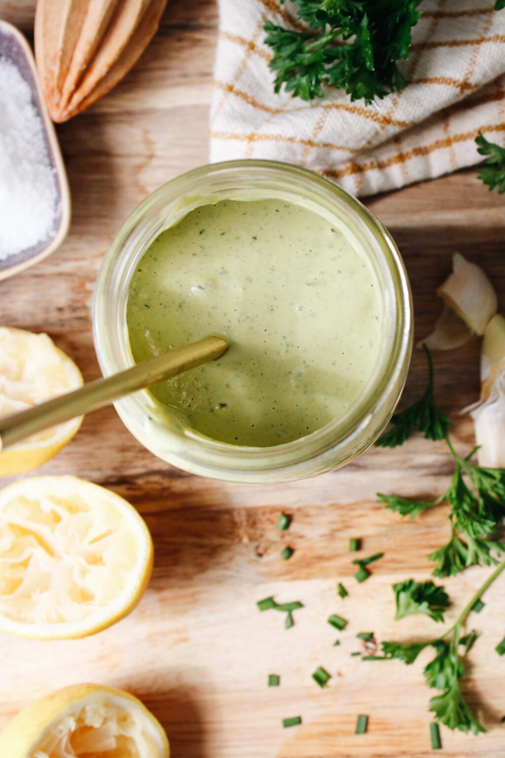 Lemon Herb Tahini Sauce - The Fig Jar