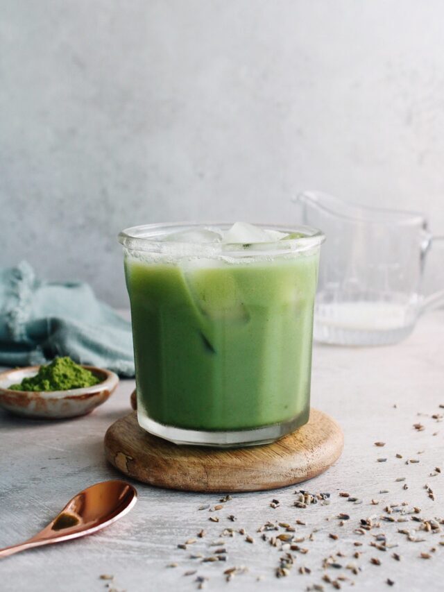 LAVENDER MATCHA LATTE (HOT OR ICED)