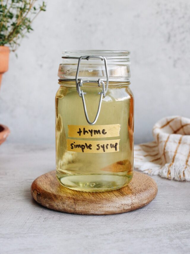 THYME  SIMPLE  SYRUP