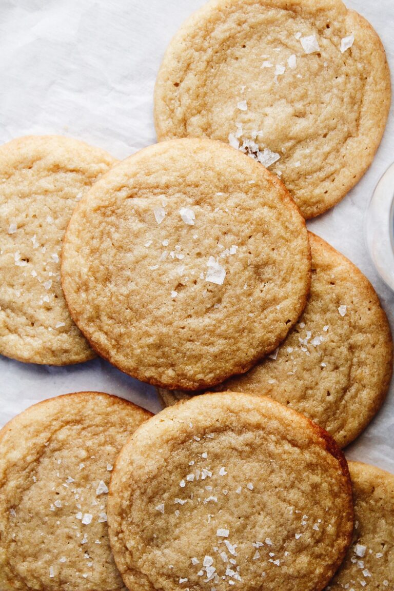 chocolate chipless cookies on parchment paper