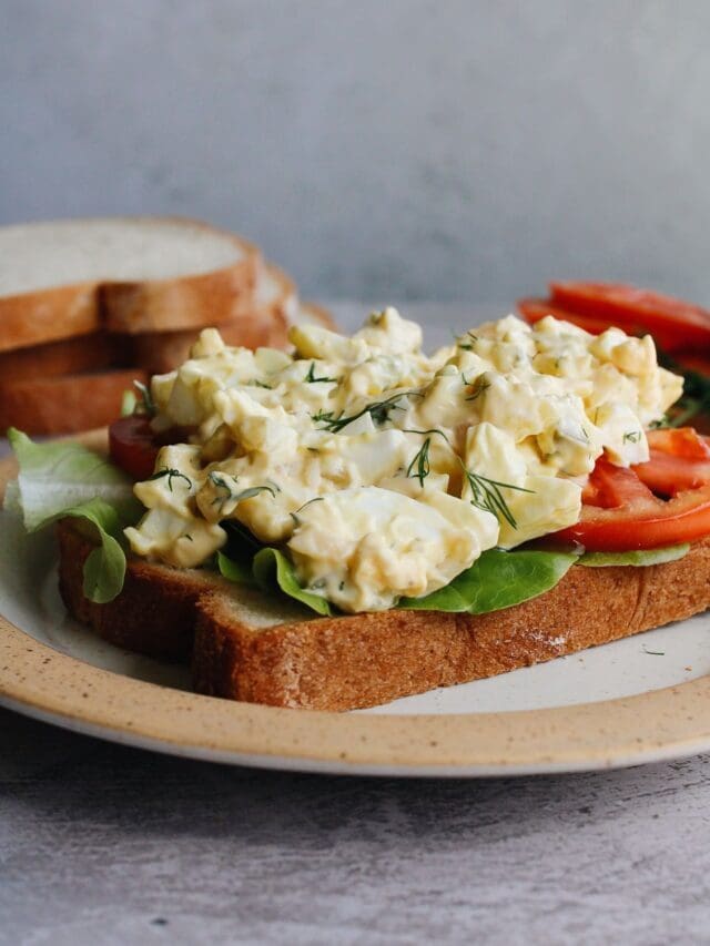 EGG SALAD WITH PICKLES