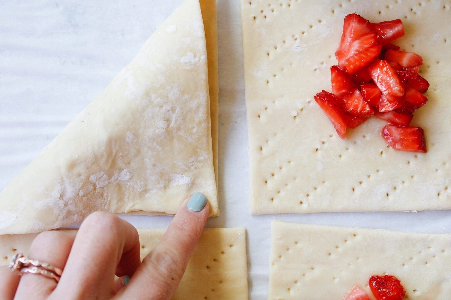 Strawberry Puff Pastry Turnovers - The Fig Jar