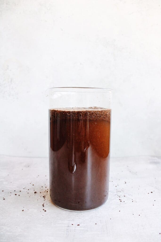 cold brew in a french press