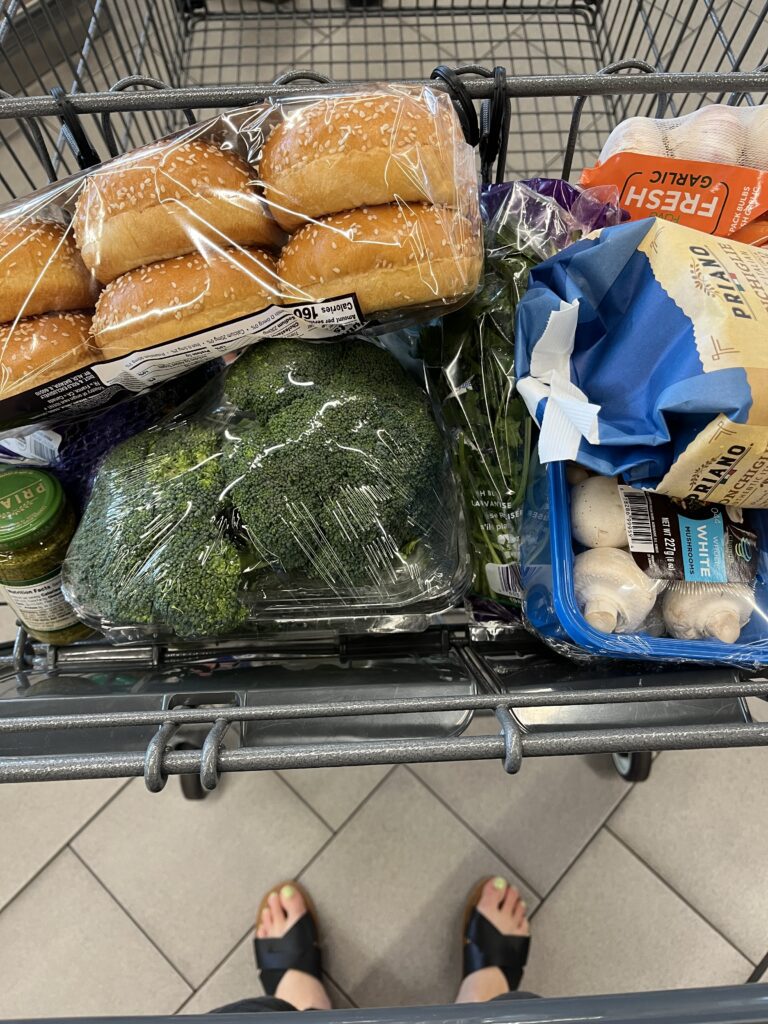 shopping cart for aldi 5 day dinner meal plan