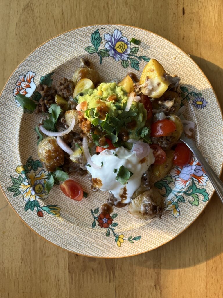 potato taco bowl from aldi 5 day meal plan